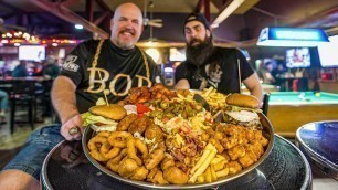 'CHEERS\' HUGE \'CHOW DOWN CHALLENGE\'...WITH DA BOMB INFERNO WINGS | FLORIDA PT.7 | BeardMeatsFood'