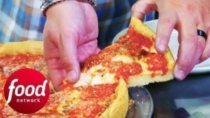 'How To Make The Perfect Chicago Deep Dish Pizza | Diners, Drive-Ins & Dives'