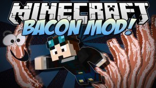 'Minecraft | BACON MOD! (Bacon Trees, Rainbow Bacon, Sloths & More!) | Mod Showcase'