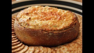 'Baked Crab & Artichoke Dip - Super Bowl Dip Recipe'