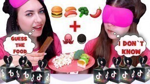 'ASMR Mystery TikTok Box Challenge | Guess The Food With Closed Eyes'