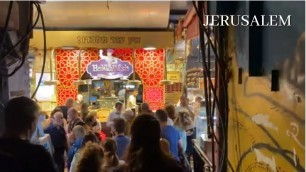 'STREETS OF JERUSALEM, ISRAEL - Walking From Ethiopian Church To The Shuk, MAHANE YEHUDA MARKET'