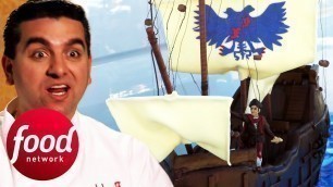 'Buddy Prepares Christopher Columbus Cake For Columbus Day | Cake Boss'