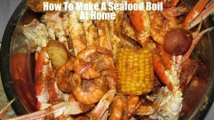 'How To Make Seafood Boil At Home Plus Beloves Sauce/ Smackalicious  Boiling Crab Sauce'