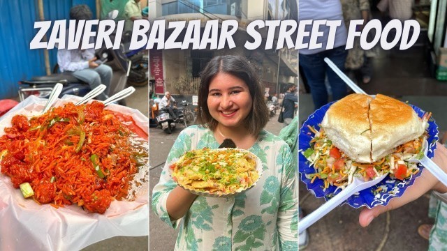 'Zaveri Bazaar Khau Galli | Mumbai Street Food | Chaat, Dabeli, Aamras, Chinese & More'