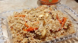 'Afghani Kabuli Pulao Recipe by Fatima Food Diaries'