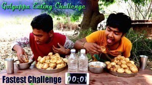 'Fastest Golgappa/Fuchka Eating Competition | Pani Puri Challenge | Food Challenge'