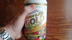 'Natures Plus Source of Life Gold Liquid Review - Ultimate Multi Vitamin Food Supplement'