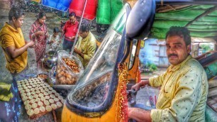 'Hardworking Couple Selling Pani Puri ( Golgappa ) in Auto | Indian Street Food'