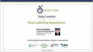 'Food Labeling Regulations'
