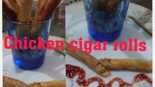 'chicken cigar rolls/ramzan special /something different #food #ramadan'