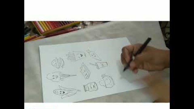 'food doodles....'