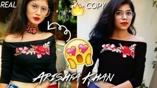 'I RECREATED \"Arishfa Khan\" INSTAGRAM PICTURES!!'