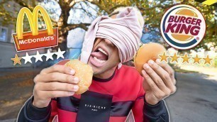 '1 Stern McDonalds vs 5 Sterne Burger King - Experiment ( Food Fun )'