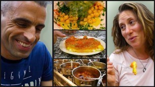 'JERUSALEM FOOD TOUR - Best Hummus In Israel, falafel, Jerusalem Old City Street Food'