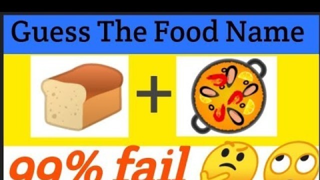 'Guess The Food Name By Emoji। Emoji Challenge 2022 ।'