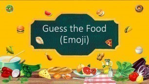 'Guess the Food (Emoji) PE Activity/Brain Break'