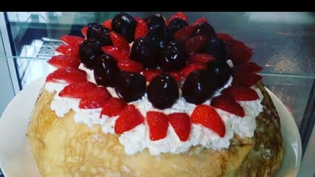 'Bomb homemade CAKE ❌ No oven ‼️Blanket cake#tortilla #food #asmr'