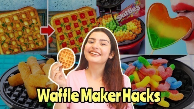 'Trying Viral Food Hacks By 5 Minute Crafts| Testing Out Viral Waffle Maker Hacks |Yashita Rai'