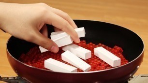 'Stopmotion | Making spicy Korean food Lego Tteok-bokki | ASMR - By KKU and KKA | Miniature'