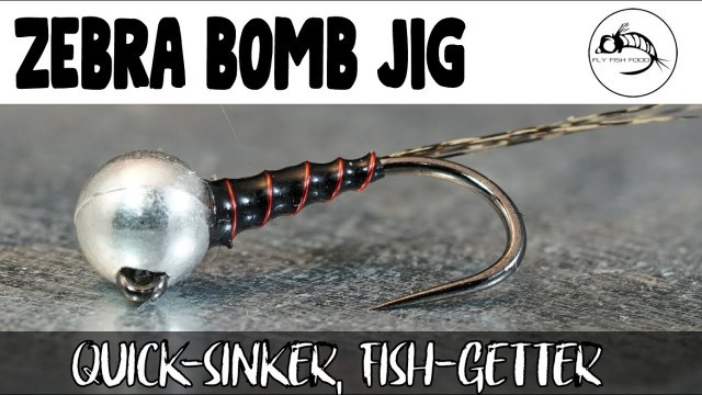 'Fly Tying Tutorial: Zebra Bomb: Fast Sinking Zebra Midge'