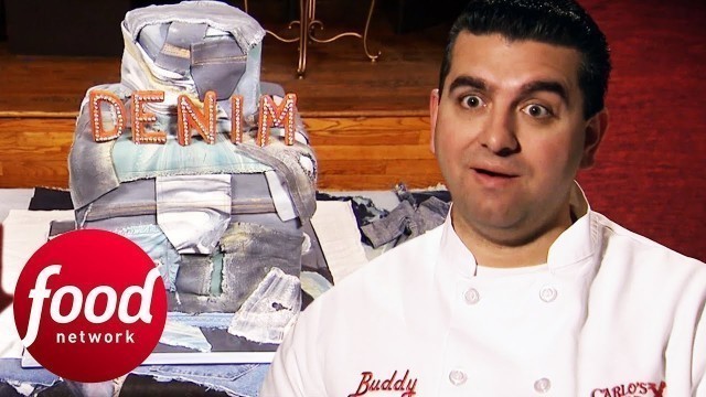 'Buddy\'s Edible Denim Cake Brings Mother To Tears | Cake Boss'