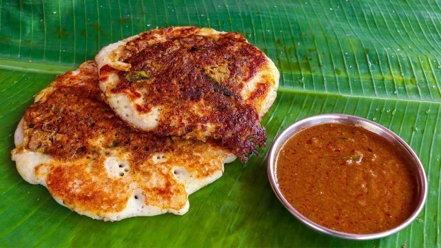 'South Indian Kari Dosa Recipe with Mutton Gravy | Madurai Special Street Food | MUTTON KARI DOSAI'