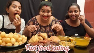 '|| PANI PURI, ALOO SAMOSA, CHICKEN LEG PIECE, KACHORI || FOOD EATING || CHERRY SATHAKSHI ||'