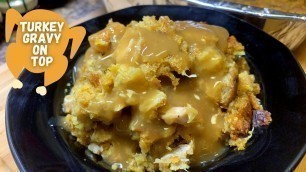 'Jiffy Cornbread Dressing With *Real* Turkey Stock | Soul Food Recipes'