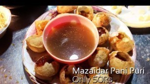 'Mazaidar pani puri | Street food of karachi pakistan'