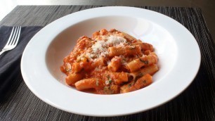 'Rigatoni Al Segreto - Rigatoni with Secret Sauce - Gino\'s Rigatoni Al Segreto'