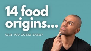 '14 food origins... Can you guess them?  #foodquiz #quiz'