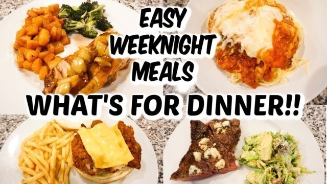 'WHAT\'S FOR DINNER  | EASY WEEKNIGHT MEALS | JESSICA O\'DONOHUE'