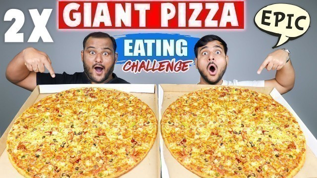 '2 X Big Pizza Eating Challenge | Epic Soda Can Challenge | Food Competition | Viwa Food World'