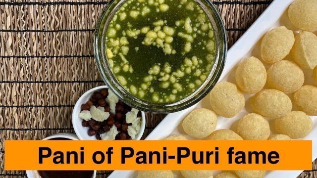 'Fun Foods during Quarantine | Pani of Pani Puri | Golguppe ka Pani | Street Food | Show Me The Curry'