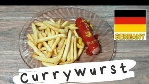 'travel ch3f cooks CURRYWURST | A German-Inspired Fast Food Dish'