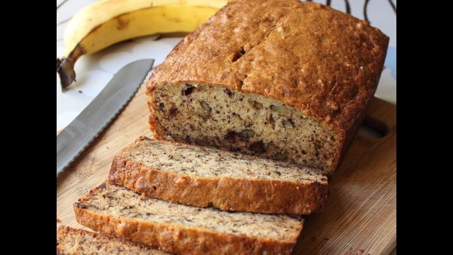 'Banana Bread Recipe - Chocolate Banana Nut Loaf'