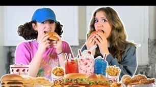 'GUESS the FAST FOOD Challenge! |Annelise & Julia'