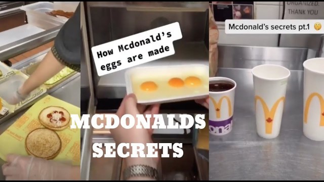 'MCDONALDS SECRETS REVEALED | BEHIND THE SCENES OF MCDONALDS'