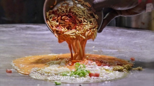 'BHAJI BOMB !!  Most Unique Bhaji Pav Twist !!!  Indian Street Food'