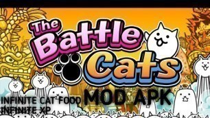 'The battle cats - Mod apk infinite cat food and XP 2021'