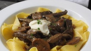 'Beef Stroganoff Recipe - The Best Beef Stroganoff'