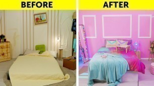 'AWESOME HOME ORGANIZING AND DECORATING HACKS || DIY Ideas For Your Bedroom 