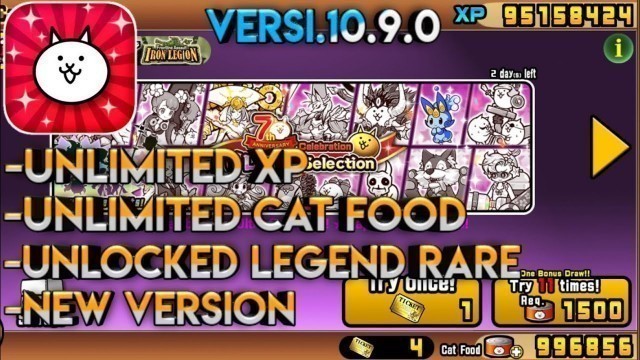 'UPDATE! THE BATTLE CATS MOD TERBARU VERSI.10.9.0 || FREE DOWNLOAD'