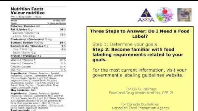 'Nutritionist Pro(TM) NexGen FAQ Do I Need A Food Label'