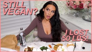 'CHINESE FOOD MUKBANG Q&A | Still Vegan? Life Updates'