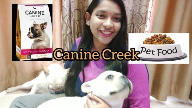 'Benefits of Canine Creek  dry dog food for small breed puppy |telugu|IndiaI balanced diet for ur dog'