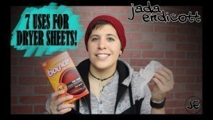 'College Life Hacks: \"7 Uses for Dryer Sheets\"'