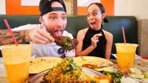 'Eating INDIAN FOOD with SYDNE SUMMER in Los Angeles, California!!'