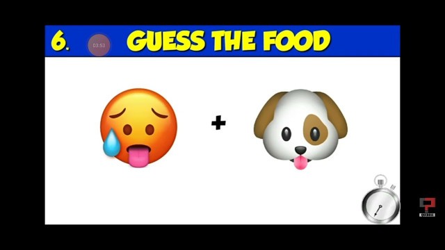 'part 3 of guess the food by emoji alishba \'s world gaming'